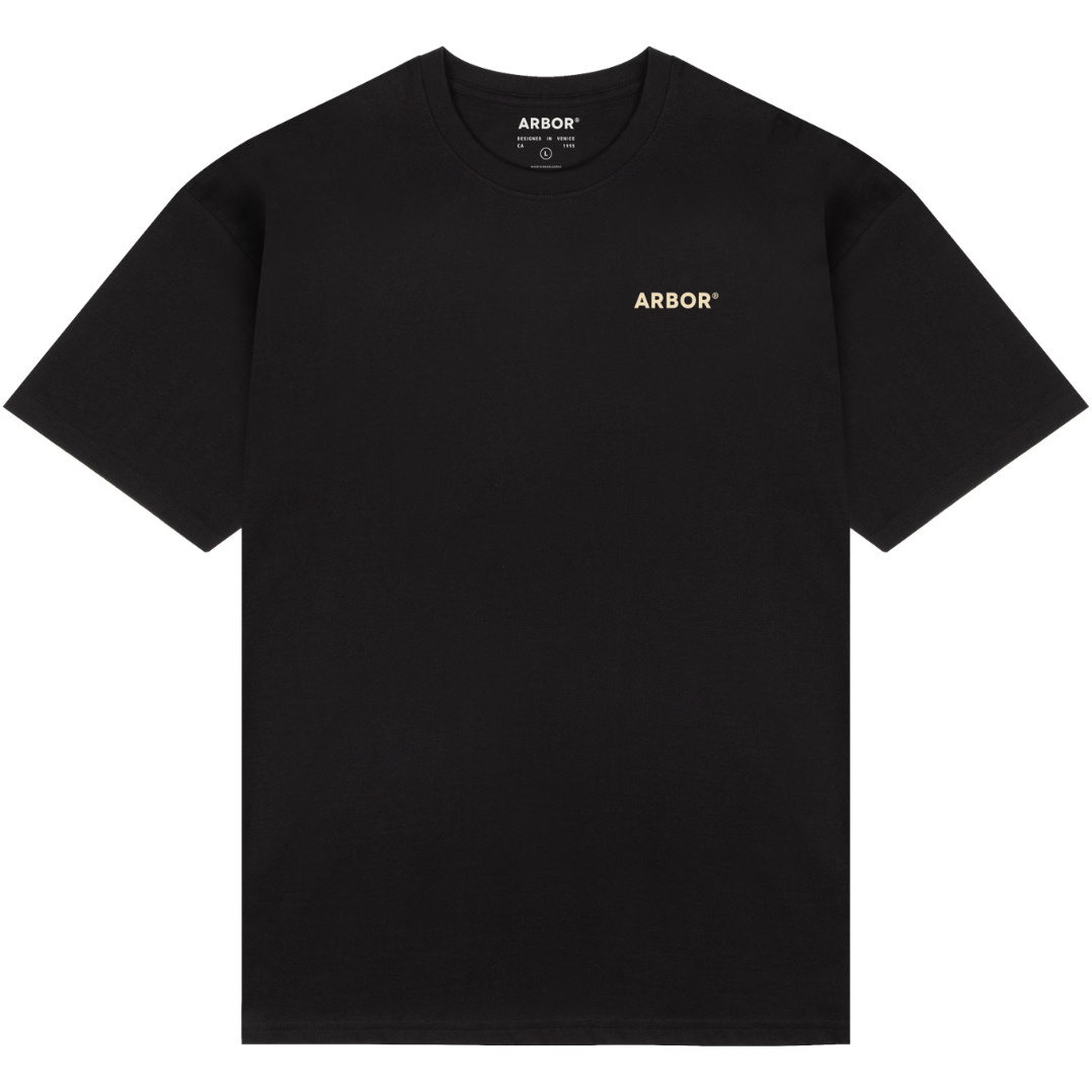 2026 Arbor Mens Mountain Craft T-shirt ABA-TEE-0268 - Black